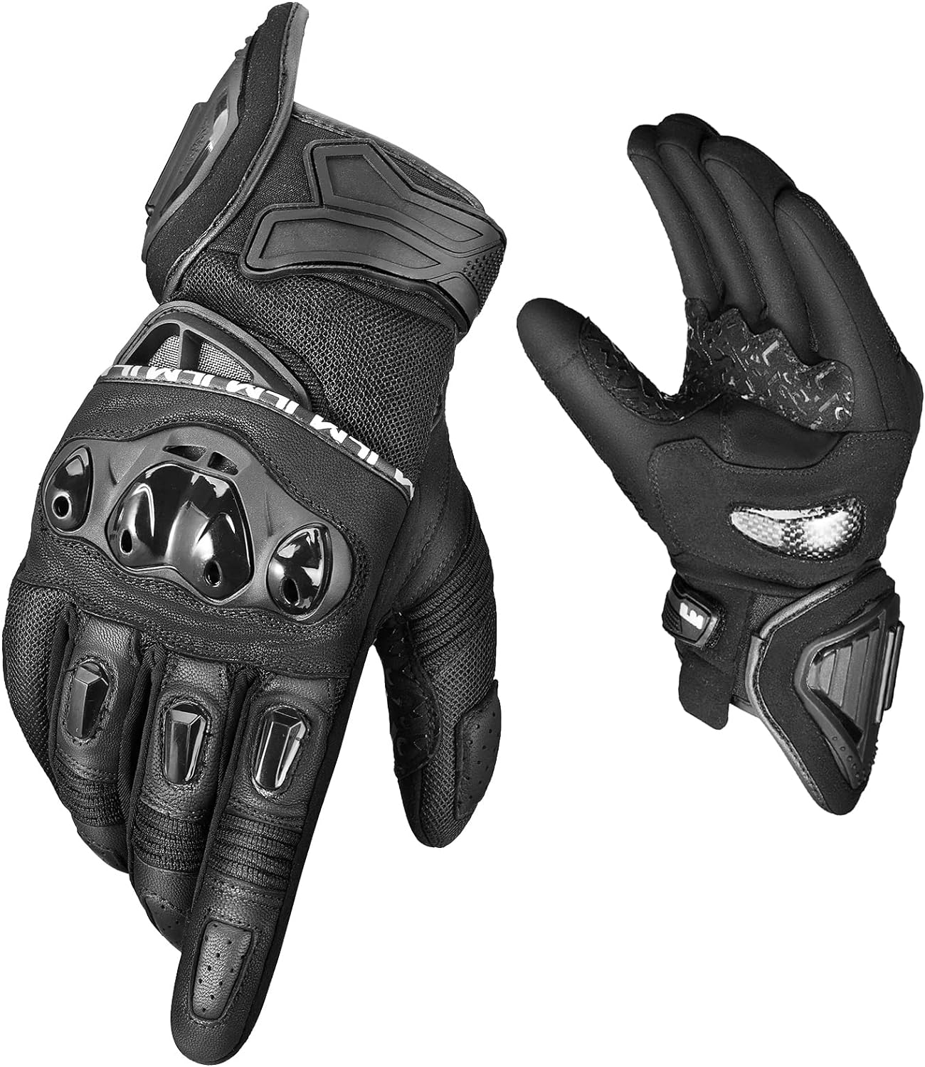 ILM Motorcycle Gloves for Men and Women Touchscreen Riding Gloves Motorbike Motocross Dirt Bike ATV Model-WD01