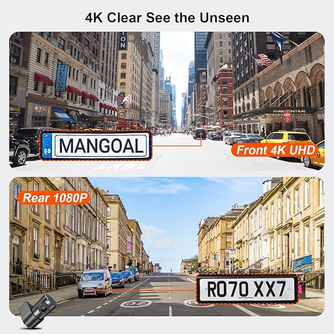 4K Dash Cam Custom fit for Subaru Crosstrek 2024 2025 2026(Model B),Base Limited Premium Sport Wilderness etc, Integrated OEM Look, UHD 2160P Video, App & WiFi, 64GB Card