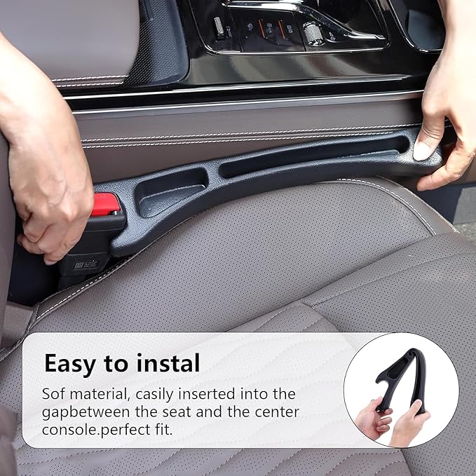 【Compatible with Lexus RX350 NX350 】 Seat Gap Filler,No Drop Seat Guard Compatible with Lexus RX NX Series,Drop Seat Guards for Cars(2Pcs),Emergency Keychain Car Escape Tool(2Pcs)
