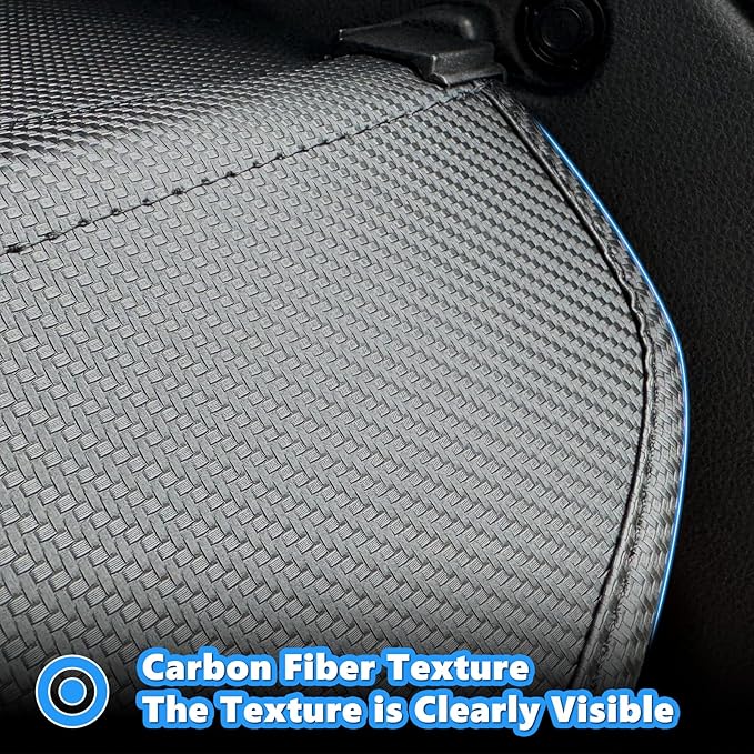MIALUTY® Cargo Cover for 2023 2024 2025 Toyota BZ4X Retractable Trunk Cover BZ4X Accessories Anti-Peeping Anti-Theft Privacy Screen,Trunk Luggage Shield Shade Carbon Fiber Texture