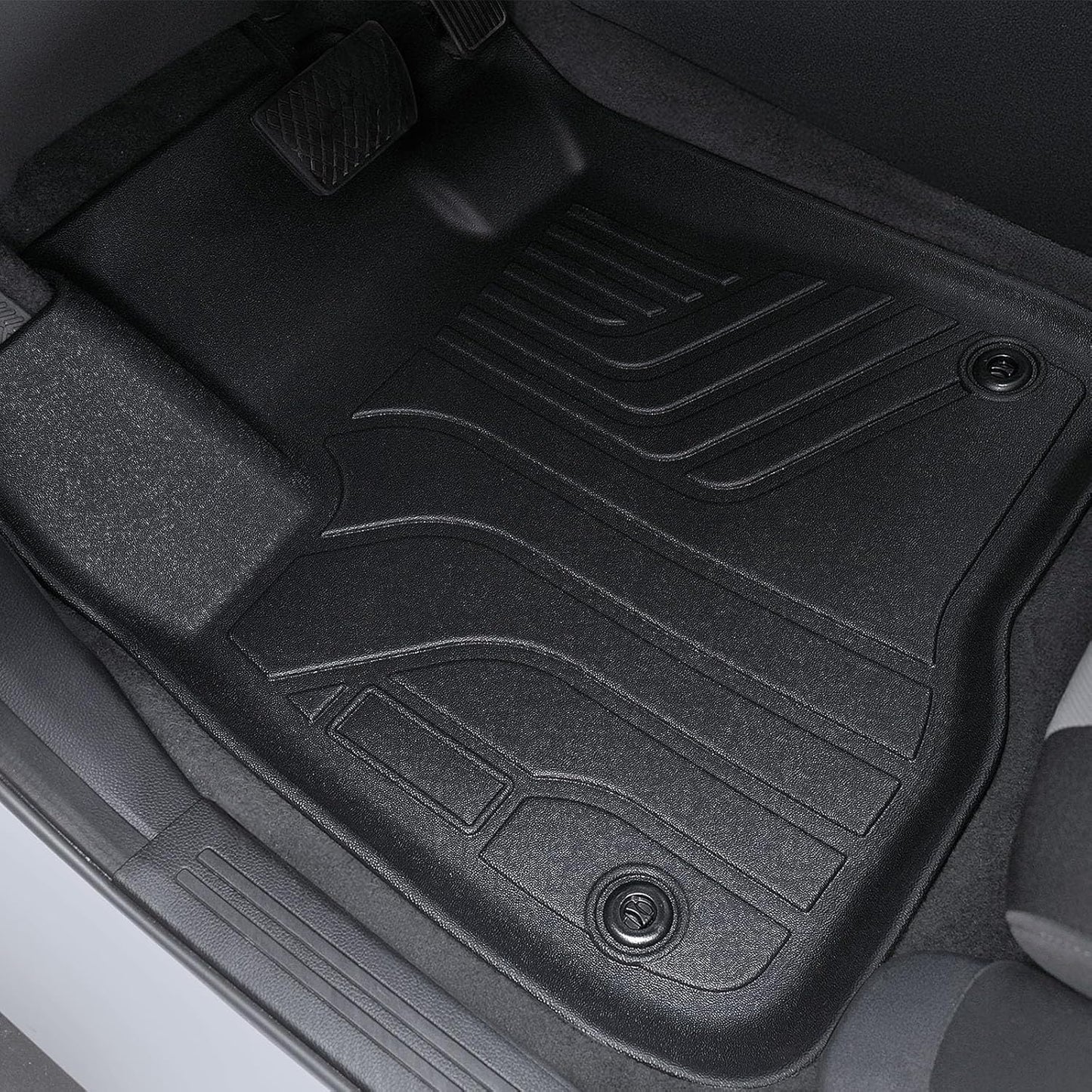 Floor Mats Set for Honda CRV 2026 2025 2024 2023 Accessories(Hybrid & Gasoline), Full Coverage All Weather Floor Mats Cargo Mat with Backrest Protectors & Door Sill Guards