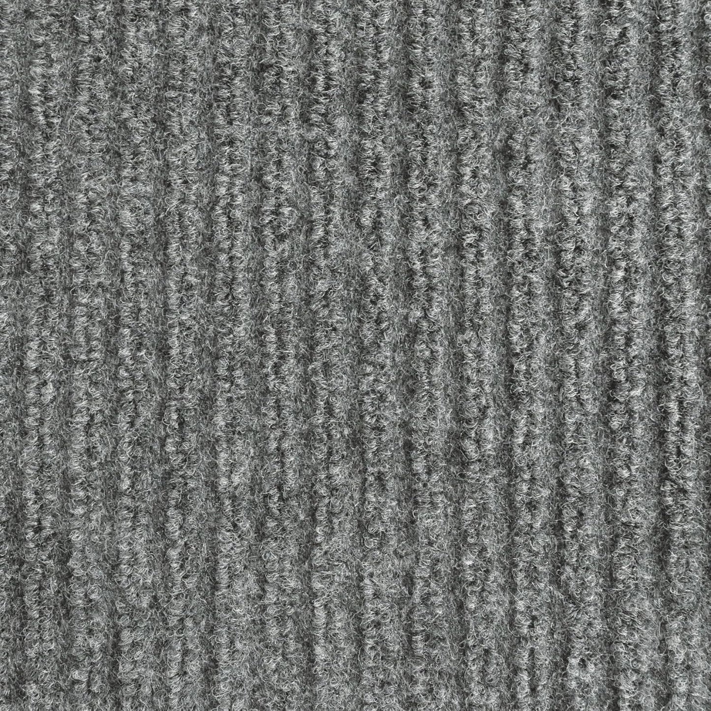 iCustomRug Spartan Weather Warrior Duty Indoor/Outdoor Utility Ribbed in 3ft,4ft,6ft Widths 70 Custom Sizes with Natural Non-Slip Rubber Backing 4'X40' in Grey