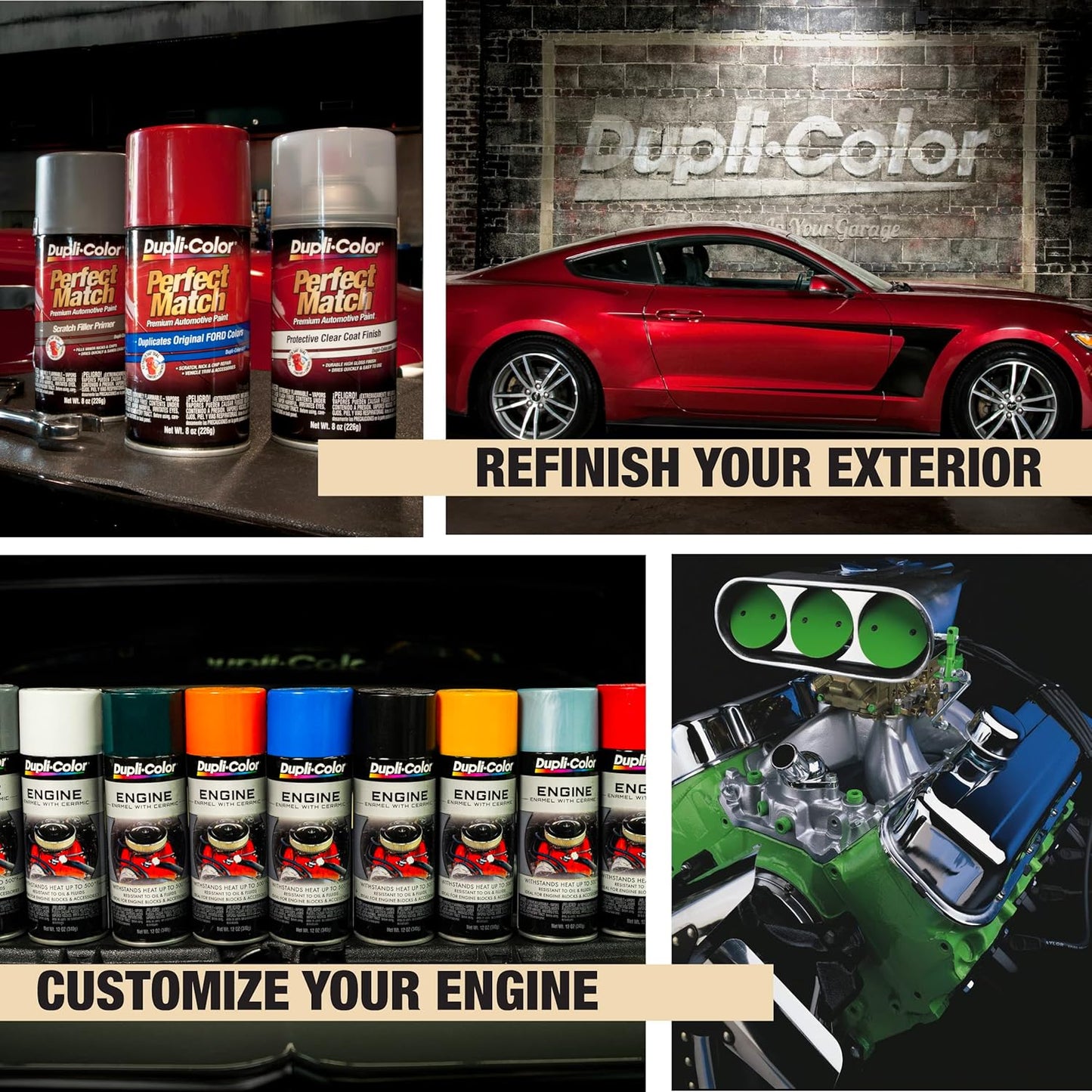 Dupli-Color BSP209 Paint Shop Finish System Base Coat – Dark Emerald Green Metallic - 32 oz. Automotive Paint