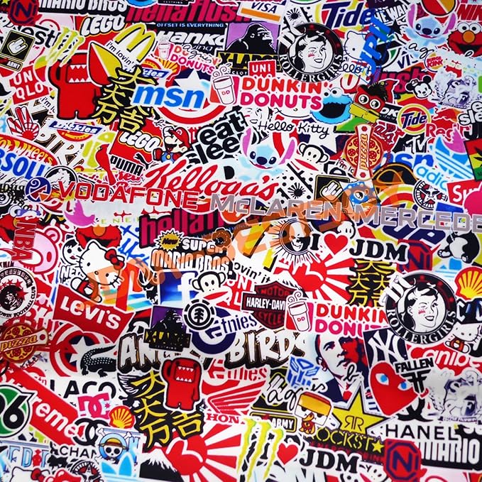 Free Tool Kit EZAUTOWRAP ES Bomber Hellaflush Anime Cartoon Car Vinyl Wrap Sticker Decal Air Release - 60"X96" (5FT X 8FT)